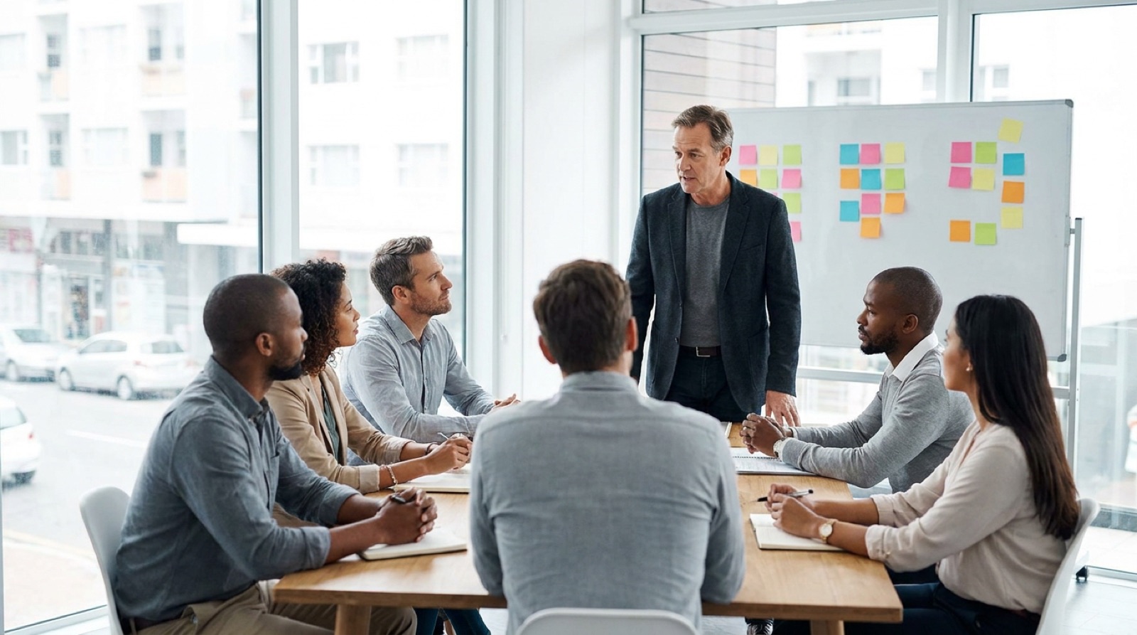 Kick-off bij de opdrachtgever: de consultant wordt voorgesteld aan het projectteam
